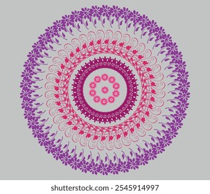 Design de arte Mandala em ilustrador