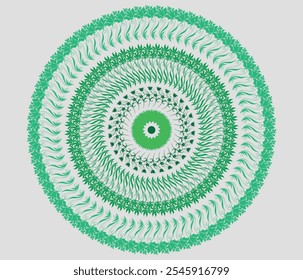 Diseño de arte mandala en ilustrador