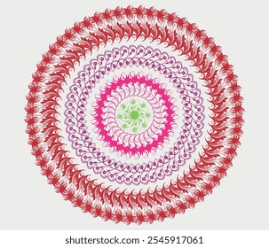 Mandala art design in illustrator