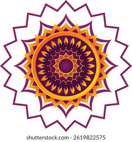 Mandala Art Design Use Para Qualquer Pôster, Banner , Design Work 