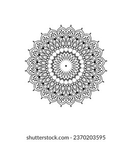 Mandala Art Design Vektorgrafik 