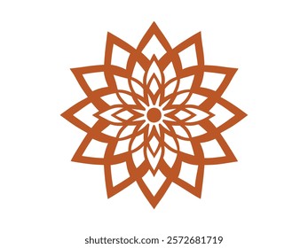 Mandala art design vector illustration