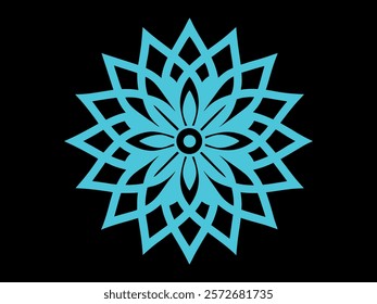 Mandala art design vector illustration