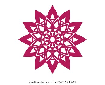 Mandala art design vector illustration