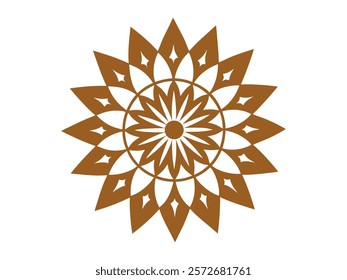 Mandala art design vector illustration