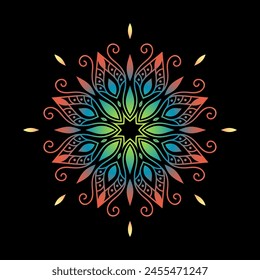 mandala art for design vintage decoration,book cover,motif,Ethnic design,logo,background