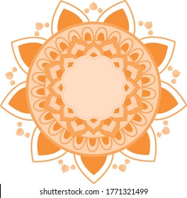 Mandala Art Diwali inspired vector art