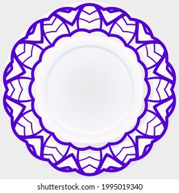Mandala Art for Kids, Meditation, Color Therapy, Adult Coloring Pages, Stress Relief and relaxation. vector illustration