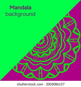 Mandala Art for Kids, Meditation, Color Therapy, Adult Coloring Pages, Stress Relief and relaxation. vector illustration