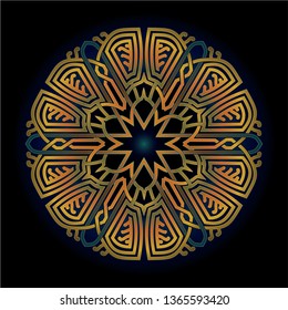 mandala art knot ornament 