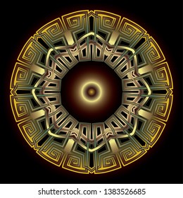 mandala art knot ornament for printing, handworks, ets.