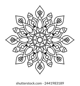 mandala art for mehendi design, yoga logo, mandala design for yoga logo, relaxing mandala design
