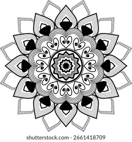 Mandala Art for Mindfulness Elegant Pattern for Home Décor Sacred Illustration for Yoga Practice Modern Design for Digital Art Bohemian Art for Textile Prints