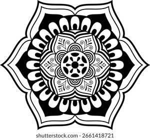 Mandala Art for Mindfulness Elegant Pattern for Home Décor Sacred Illustration for Yoga Practice Modern Design for Digital Art Bohemian Art for Textile Prints
