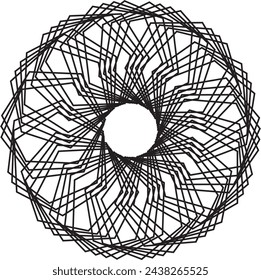 mandala art on a white background