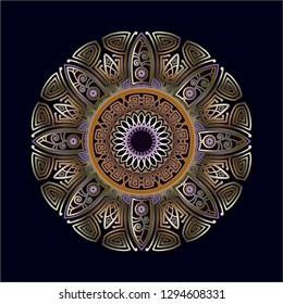 mandala art ornament