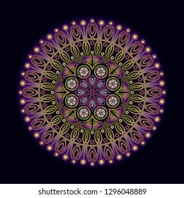 mandala art ornament