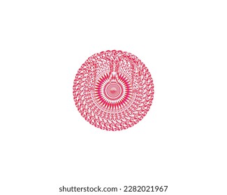 Mandala art ornament design elements vector illustration