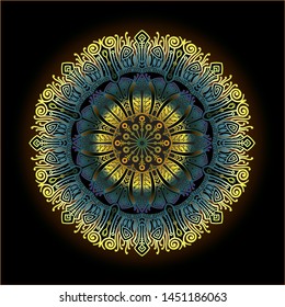 mandala art ornament for printing