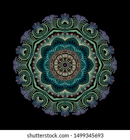 mandala art ornament for printing