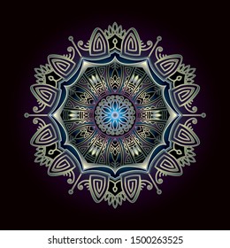 mandala art ornament for printing