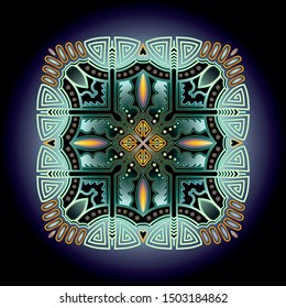 mandala art ornament for printing