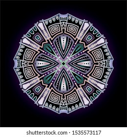 mandala art ornament for printing
