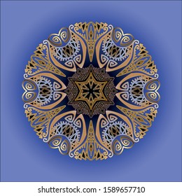 mandala art ornament for printing
