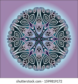 mandala art ornament for printing