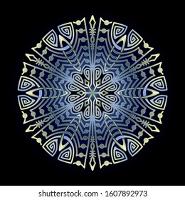 mandala art ornament for printing