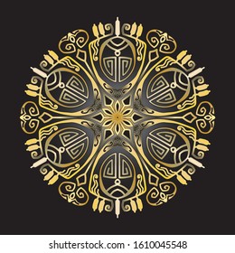 mandala art ornament for printing