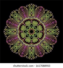 mandala art ornament for printing