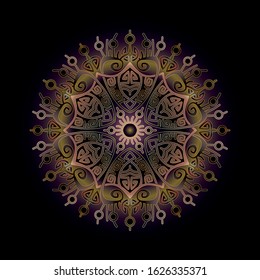 mandala art ornament for printing