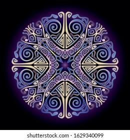 mandala art ornament for printing
