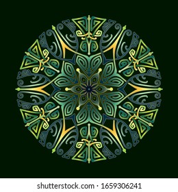 mandala art ornament for printing