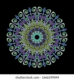 mandala art ornament for printing