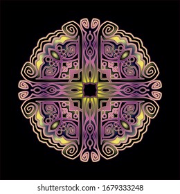 mandala art ornament for printing