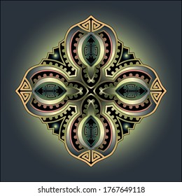 mandala art ornament for printing