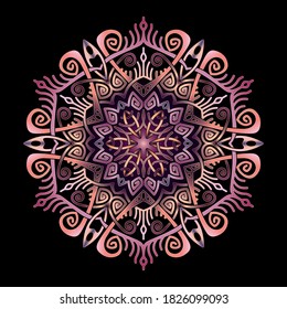 mandala art ornament for printing
