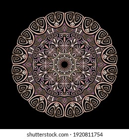 mandala art ornament for printing