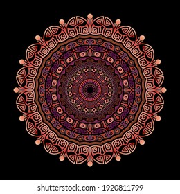 mandala art ornament for printing