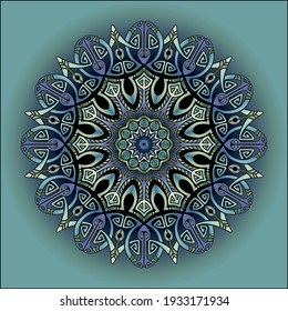 mandala art ornament for printing