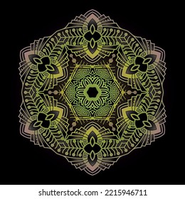 mandala art ornament for printing