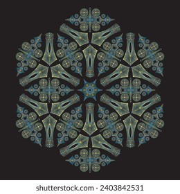mandala art ornament for printing