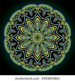 mandala art ornament for printing