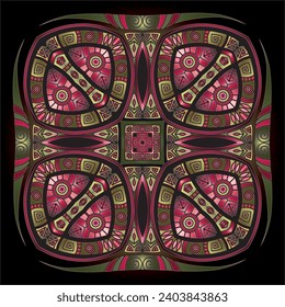 mandala art ornament for printing