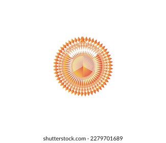 Arte Mandala elementos de diseño ornamental ilustración vectorial