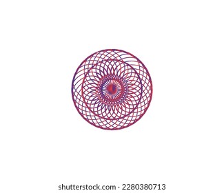 Mandala art ornamental design elements vector illustration