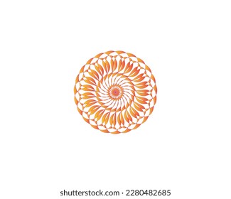 Mandala-Kunstdekorationselemente, Vektorgrafik