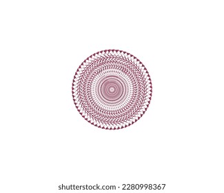 Arte Mandala elementos de diseño ornamental ilustración vectorial